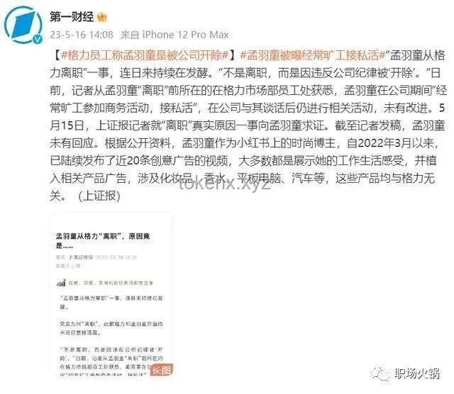 孟羽童回归格力：职场选择背后的行业洞察与启示